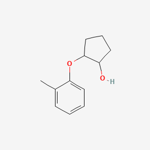 2-(2-Methylphenoxy)cyclopentan-1-ol