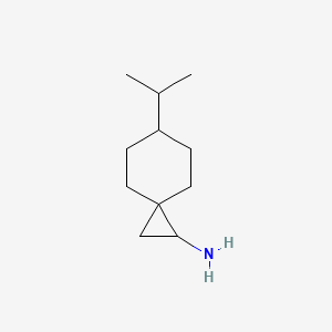 6-(Propan-2-yl)spiro[2.5]octan-1-amine