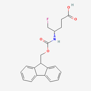 (4S)-4-({[(9H-fluoren-9-yl)methoxy]carbonyl}amino)-5-fluoropentanoic acid