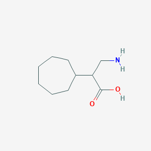 3-Amino-2-cycloheptylpropanoic acid