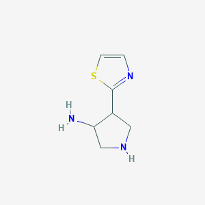 4-(1,3-Thiazol-2-yl)pyrrolidin-3-amine