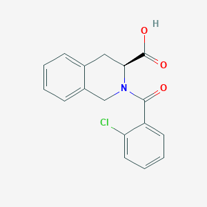 (3S)-2-(2-chlorobenzoyl)-1,2,3,4-tetrahydroisoquinoline-3-carboxylic acid