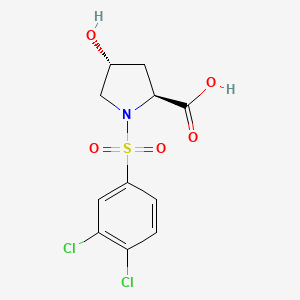 (2S,4R)-1-(3,4-Dichlorobenzenesulfonyl)-4-hydroxypyrrolidine-2-carboxylic acid