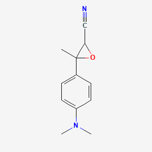 3-[4-(Dimethylamino)phenyl]-3-methyloxirane-2-carbonitrile