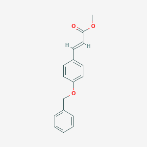 molecular formula C17H16O3 B131701 甲基 (2E)-3-[4-(苯甲氧基)苯基]丙-2-烯酸酯 CAS No. 84184-51-0