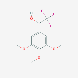 molecular formula C11H13F3O4 B1317014 2,2,2-三氟-1-(3,4,5-三甲氧基苯基)乙醇 CAS No. 207502-47-4