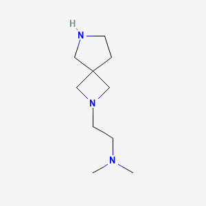 (2-{2,6-Diazaspiro[3.4]octan-2-yl}ethyl)dimethylamine