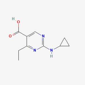 2-(Cyclopropylamino)-4-ethylpyrimidine-5-carboxylic acid