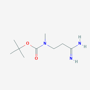 tert-Butyl N-(2-carbamimidoylethyl)-N-methylcarbamate