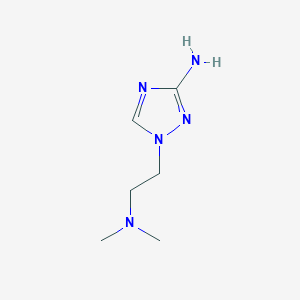 molecular formula C6H13N5 B13170250 1-[2-(Dimethylamino)ethyl]-1H-1,2,4-triazol-3-amine 