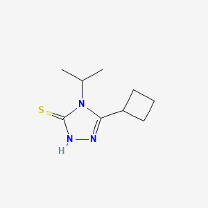 5-Cyclobutyl-4-(propan-2-YL)-4H-1,2,4-triazole-3-thiol