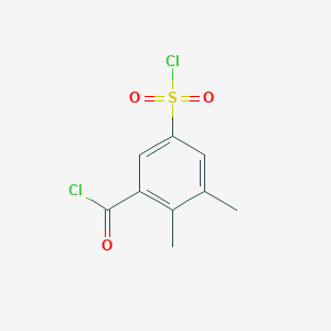 5-(Chlorosulfonyl)-2,3-dimethylbenzoyl chloride