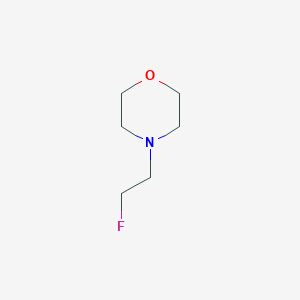 molecular formula C6H12FNO B13170318 4-(2-Fluoroethyl)morpholine 