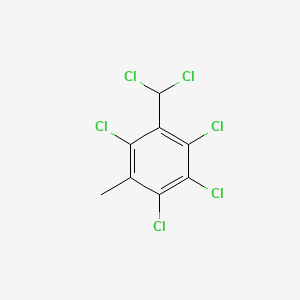 B13170329 Benzene, 1,3-dimethyl-, hexachloro deriv. CAS No. 63498-62-4