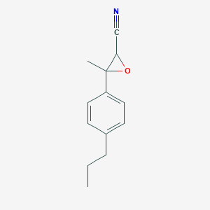 3-Methyl-3-(4-propylphenyl)oxirane-2-carbonitrile