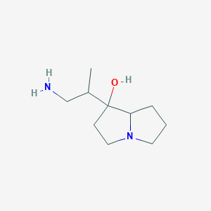 1-(1-aminopropan-2-yl)-hexahydro-1H-pyrrolizin-1-ol