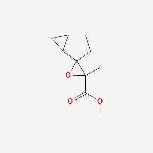 molecular formula C10H14O3 B13170447 Methyl 3'-methylspiro[bicyclo[3.1.0]hexane-2,2'-oxirane]-3'-carboxylate 