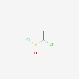 molecular formula C2H4Cl2OS B13170452 1-Chloroethane-1-sulfinyl chloride 