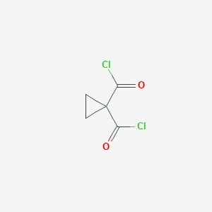molecular formula C5H4Cl2O2 B1317046 1,1-Cyclopropanedicarbonyl chloride CAS No. 34782-60-0