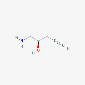 (2R)-1-Aminopent-4-yn-2-ol