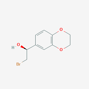 (1S)-2-bromo-1-(2,3-dihydro-1,4-benzodioxin-6-yl)ethanol