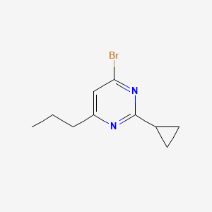 4-Bromo-2-cyclopropyl-6-(N-propyl)pyrimidine