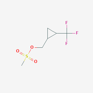 [2-(Trifluoromethyl)cyclopropyl]methyl methanesulfonate