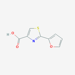 molecular formula C8H5NO3S B1317054 2-(2-呋喃基)-1,3-噻唑-4-羧酸 CAS No. 115299-13-3