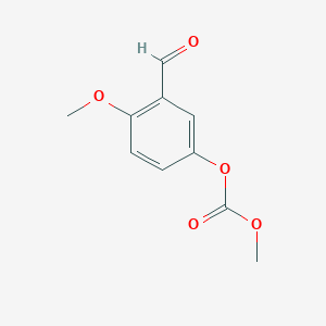 molecular formula C10H10O5 B1317058 3-甲酰基-4-甲氧基苯甲酸甲酯 CAS No. 132638-49-4