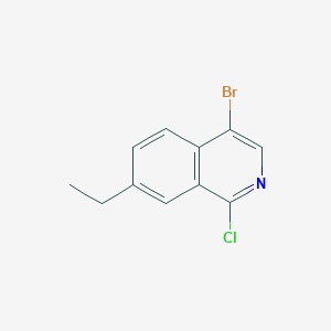 4-Bromo-1-chloro-7-ethylisoquinoline