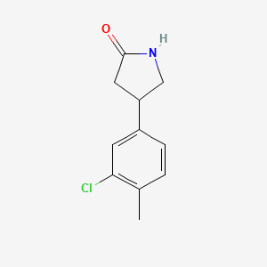 4-(3-Chloro-4-methylphenyl)pyrrolidin-2-one