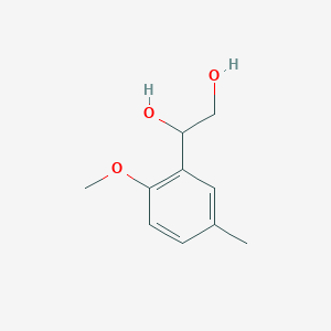 1-(2-Methoxy-5-methylphenyl)ethane-1,2-diol