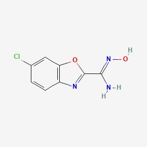 6-Chloro-N'-hydroxy-1,3-benzoxazole-2-carboximidamide