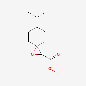 molecular formula C12H20O3 B13170734 Methyl 6-(propan-2-YL)-1-oxaspiro[2.5]octane-2-carboxylate 