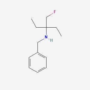 Benzyl[3-(fluoromethyl)pentan-3-yl]amine