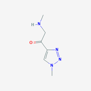 1-(1-Methyl-1H-1,2,3-triazol-4-yl)-2-(methylamino)ethan-1-one