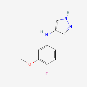 N-(4-Fluoro-3-methoxyphenyl)-1H-pyrazol-4-amine