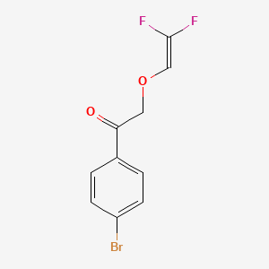 1-(4-Bromophenyl)-2-[(2,2-difluoroethenyl)oxy]ethan-1-one