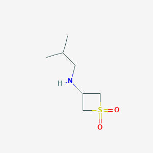 3-[(2-Methylpropyl)amino]-1lambda6-thietane-1,1-dione