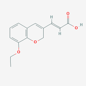 (2E)-3-(8-ethoxy-2H-chromen-3-yl)acrylic acid