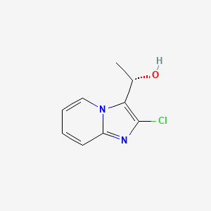 (1S)-1-{2-chloroimidazo[1,2-a]pyridin-3-yl}ethan-1-ol