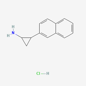 2-(Naphthalen-2-yl)cyclopropan-1-amine hydrochloride