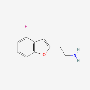 2-(4-Fluoro-1-benzofuran-2-yl)ethan-1-amine