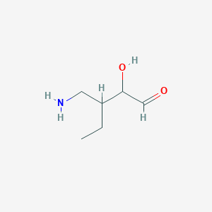 3-(Aminomethyl)-2-hydroxypentanal