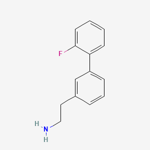 2-[3-(2-Fluorophenyl)phenyl]ethan-1-amine