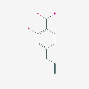 1-(Difluoromethyl)-2-fluoro-4-(prop-2-EN-1-YL)benzene