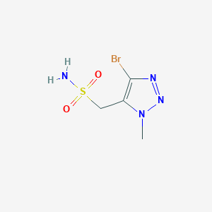 (4-Bromo-1-methyl-1H-1,2,3-triazol-5-yl)methanesulfonamide