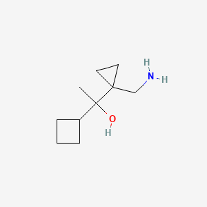 1-[1-(Aminomethyl)cyclopropyl]-1-cyclobutylethan-1-ol