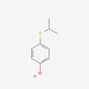 molecular formula C9H12OS B1317112 4-(丙-2-硫基)苯酚 CAS No. 70551-46-1