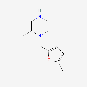 2-Methyl-1-[(5-methylfuran-2-yl)methyl]piperazine